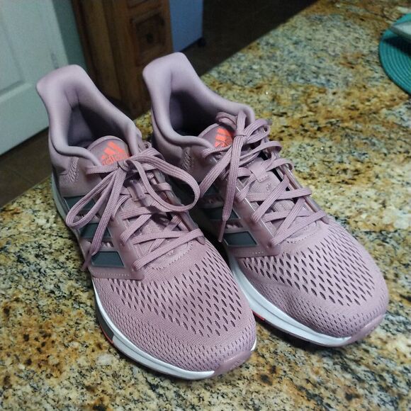 Shoes Training Running Women Adidas EQ21 Run GZ4075 Pink 9.5 - Picture 2 of 12